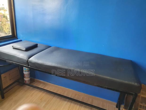 Black Massage Bed / Treatment Bed With Headrest - thumbnail 4