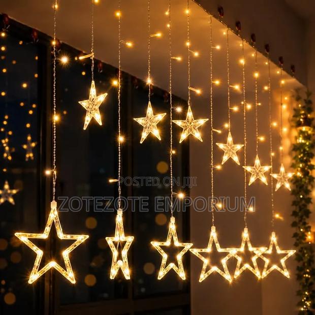 Star Curtain Christmas Light - main view