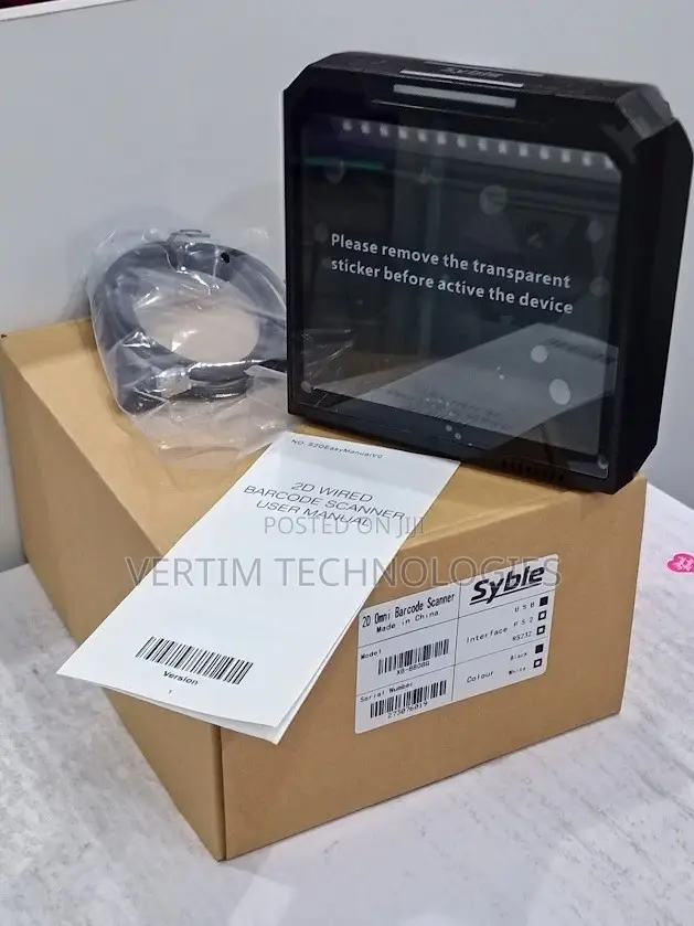 XB-8808G 2D QR Code Barcode Scanner – POS Reader