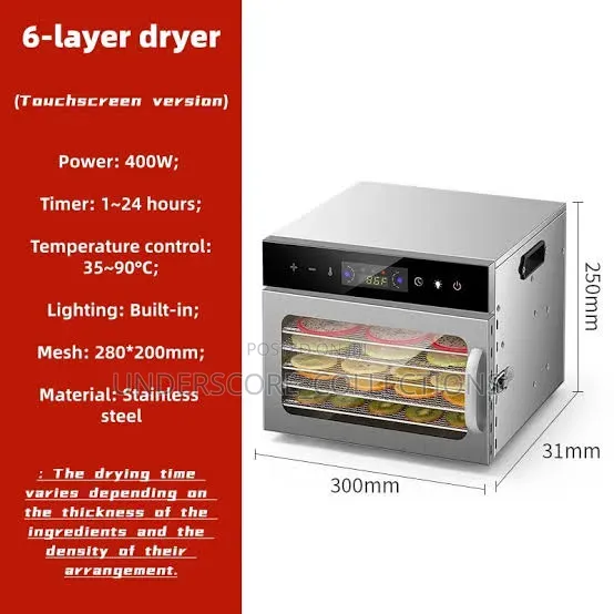 6 Layerfood Dehydrator