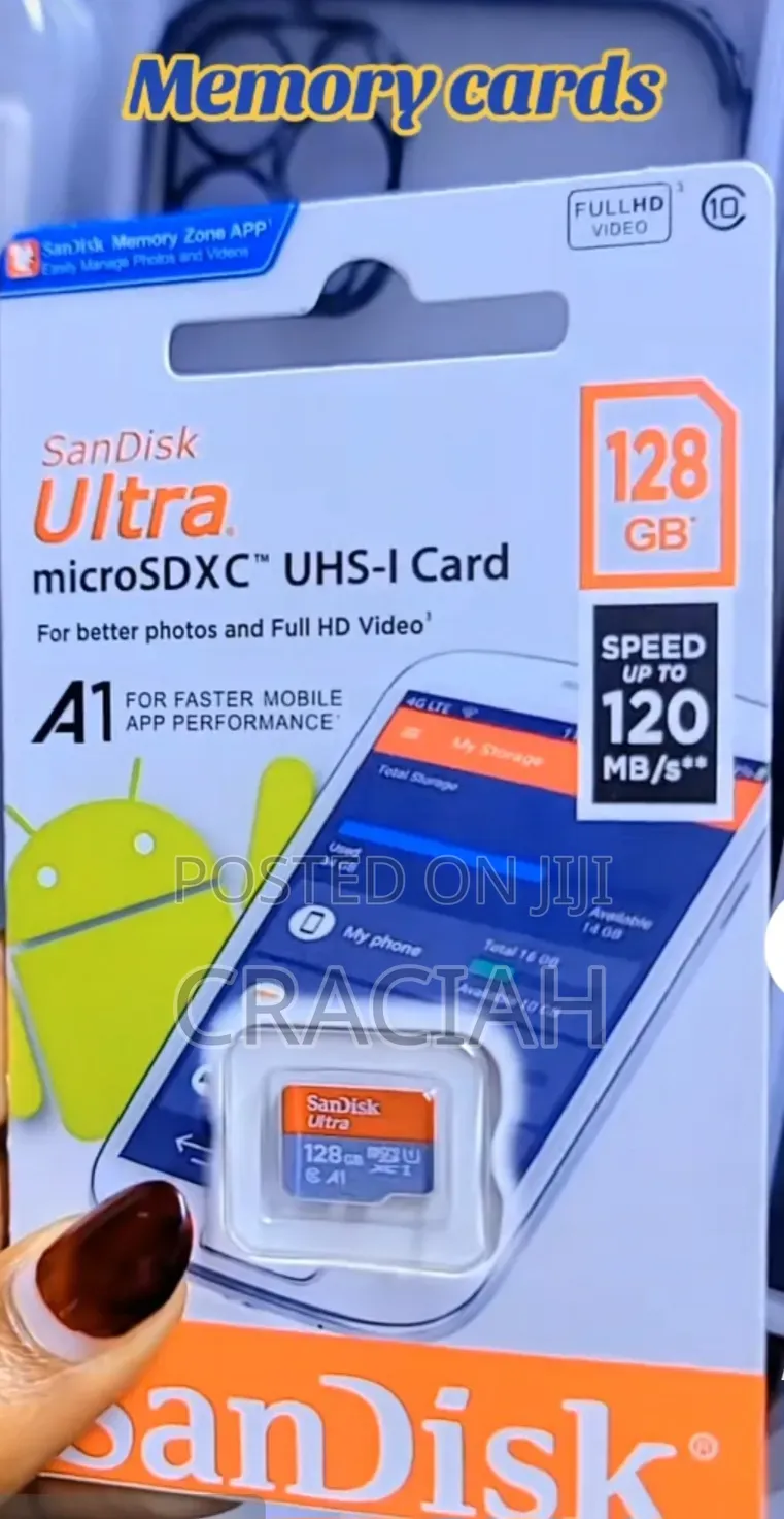128gb Sandisk Memory Card
