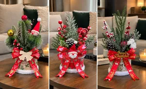 Mini Christmas Decorative Centre Pieces