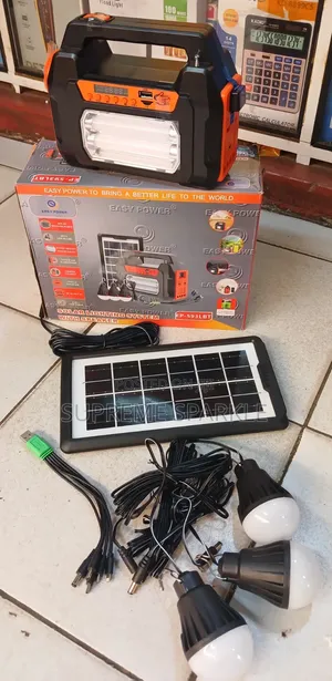 Easy Power EP-593LBT Solar Lighting System With Bluetooth Speaker