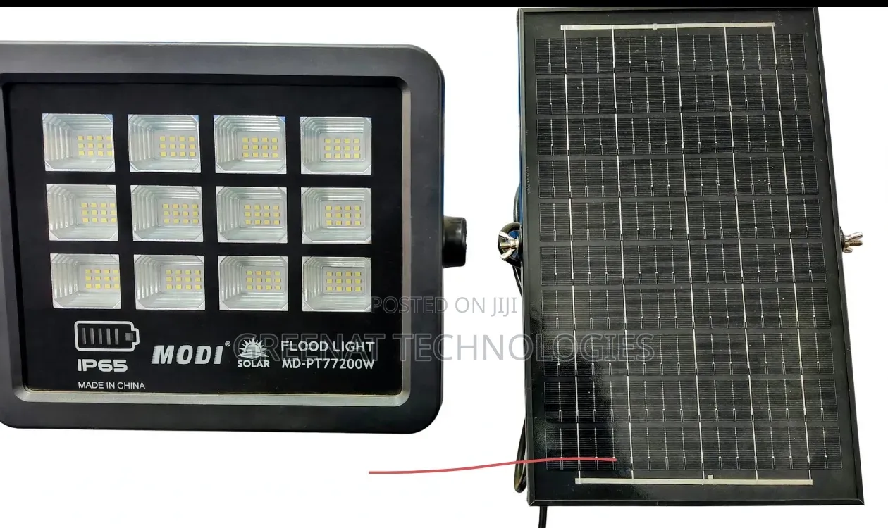 MODI Solar Flood Light 200W IP65 Waterproof Solar Panel