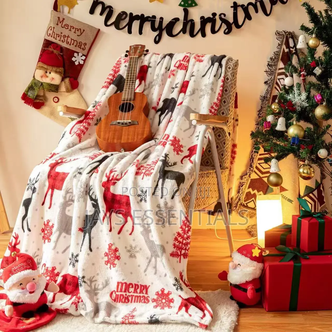 Premium Christmas Throw Blankets