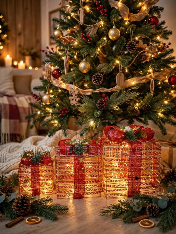3pcs Lighting Christmas Gift Box - thumbnail 2