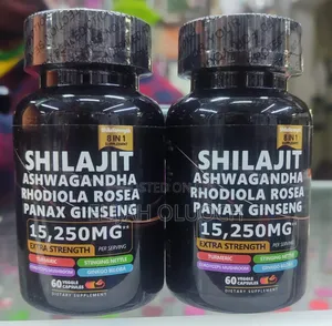 8-in-1 Shilajit Ashwagandha Dietary Supplement