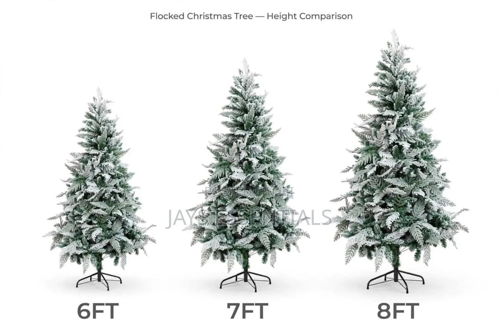 6ft Premium Snow Flocked Christmas Tree