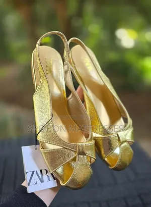 Zara Sling Back Mules. Gold/Silver/Black/Maroon/Brown. We Deliver!