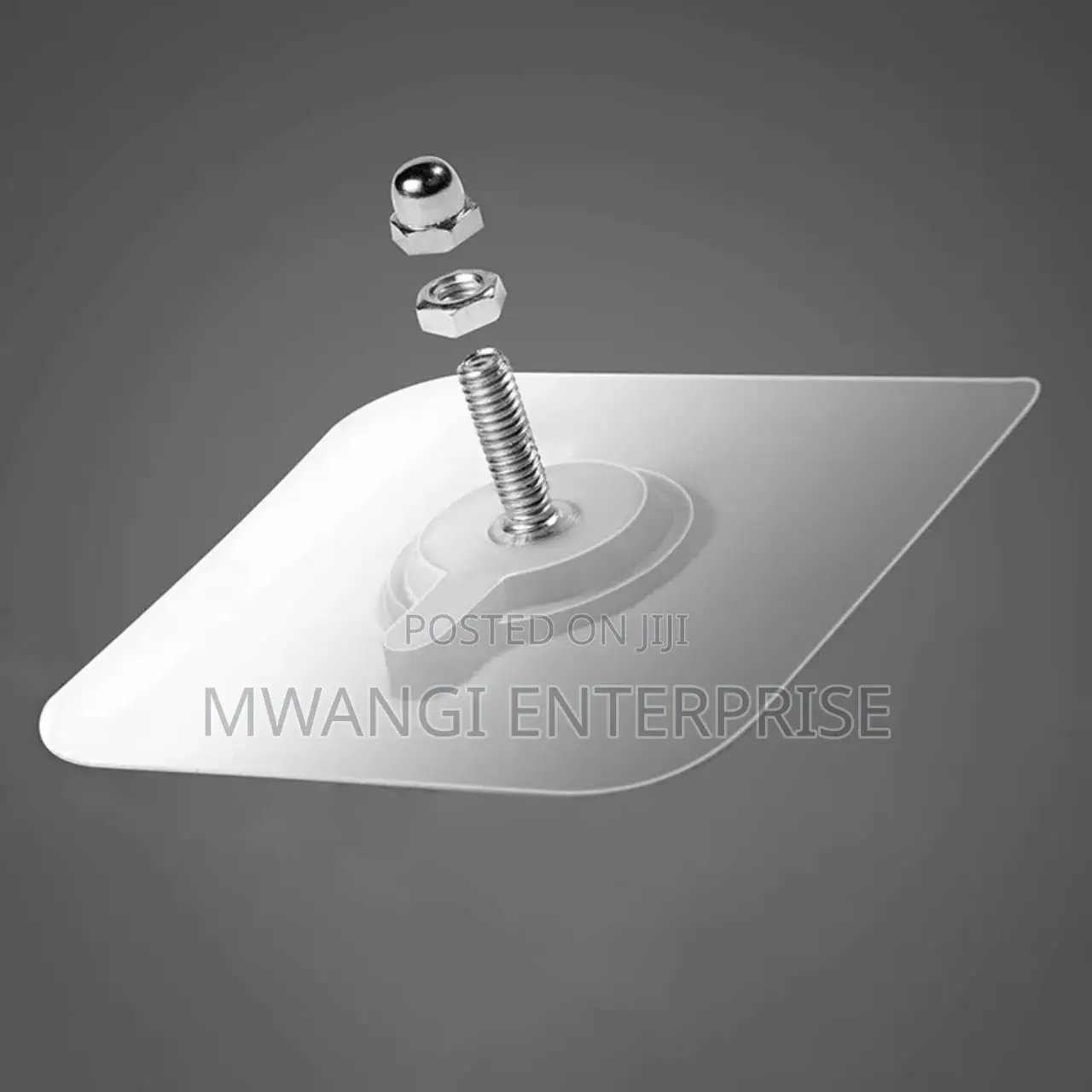 10pcs Transparent Wall Screw Hooks