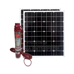 75m Submersible DC Solar Water Pump with 750W Solar Panel Kit