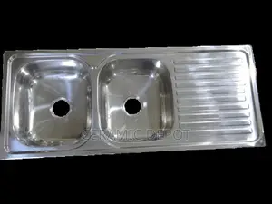 S.S Sink Double Bowl Single Drain LayOn 1.2mtrs SDBSDL1.2 LAYON