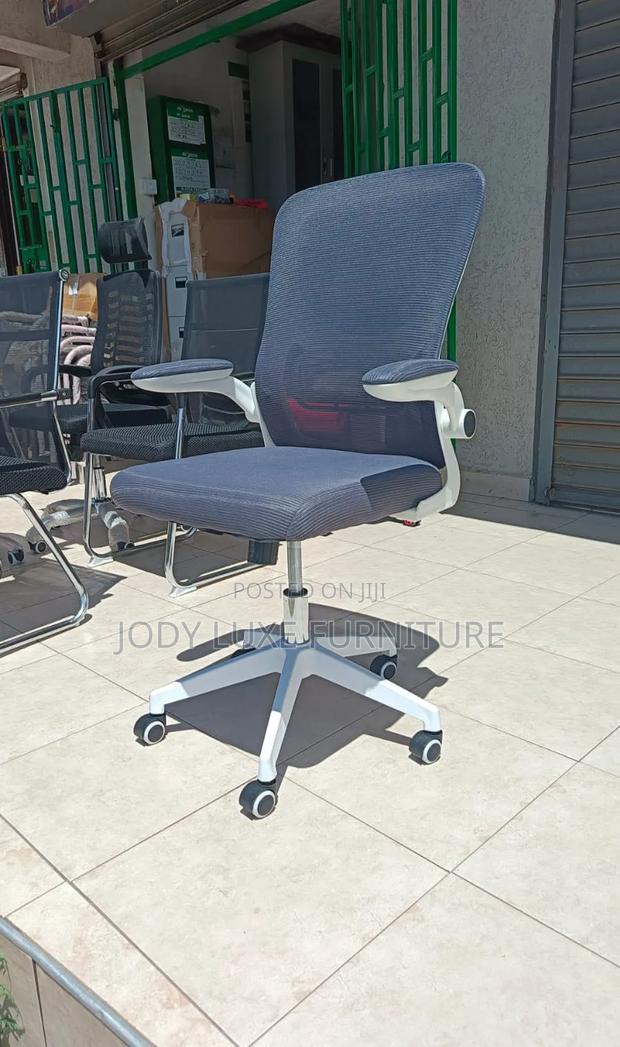 Electric Table and Black Chair