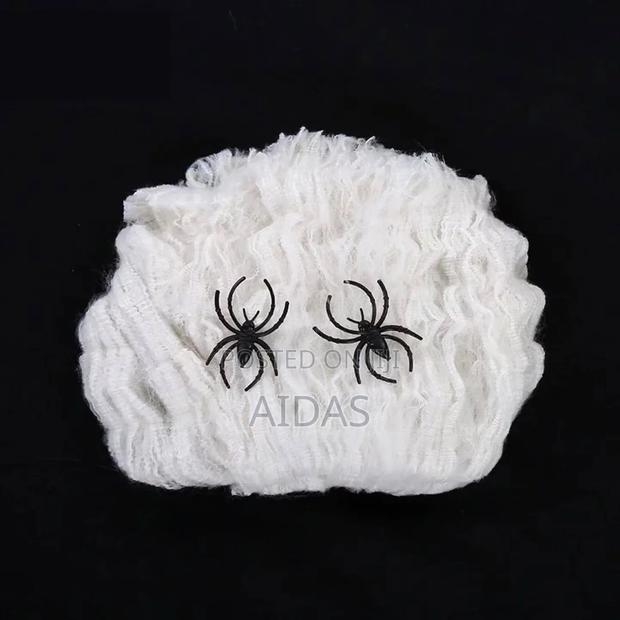 Stretchable Spider Cotton Cobweb Decoration - thumbnail 2