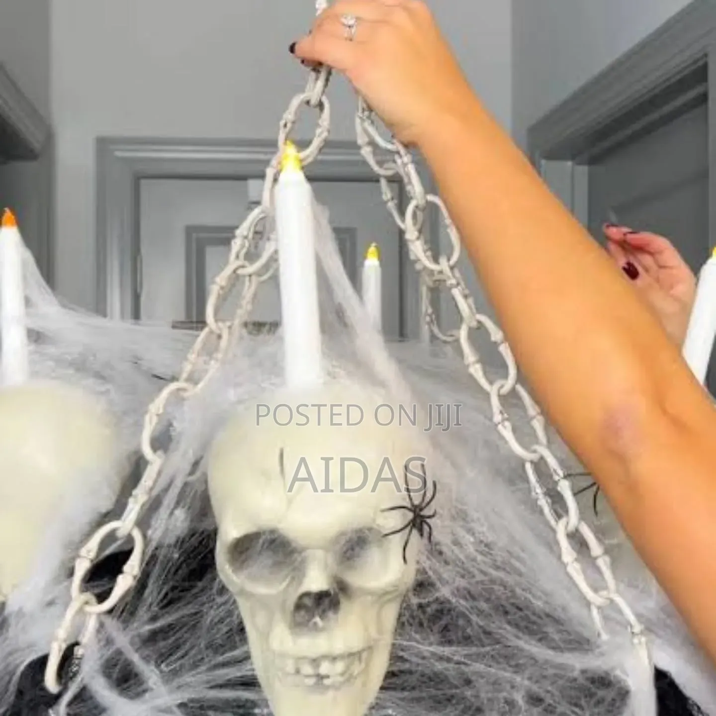 Stretchable Spider Cotton Cobweb Decoration