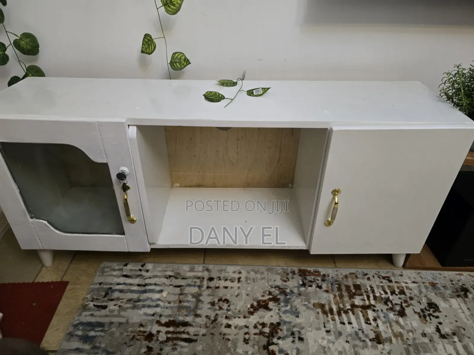 White TV Stand 4ft