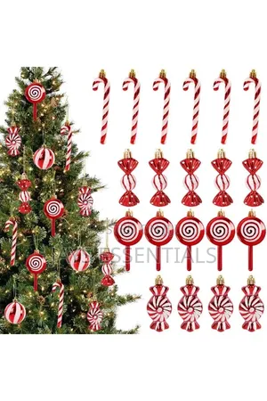 12pcs Wooden Christmas Tree Decor