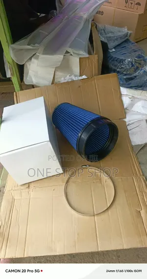 6"pleated Cylindrical Cone Shape Airfilter to Increase Engin Air Flow
