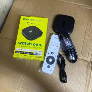 4K Ultra HD ONN Google TV Streaming Box With Voice Remote