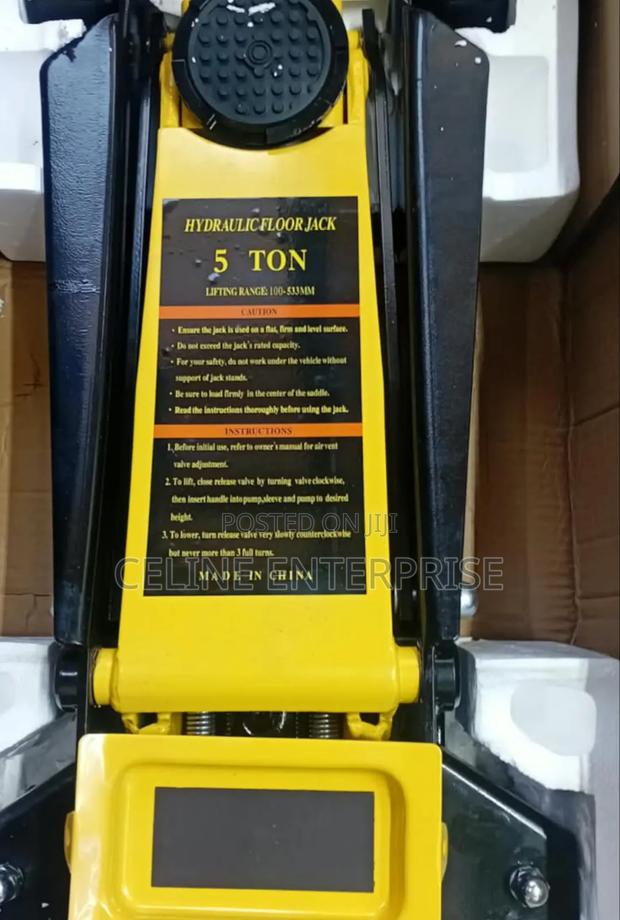 Professional 5T Hydraulic Trolley Jack for Automotive Workshops - main view
