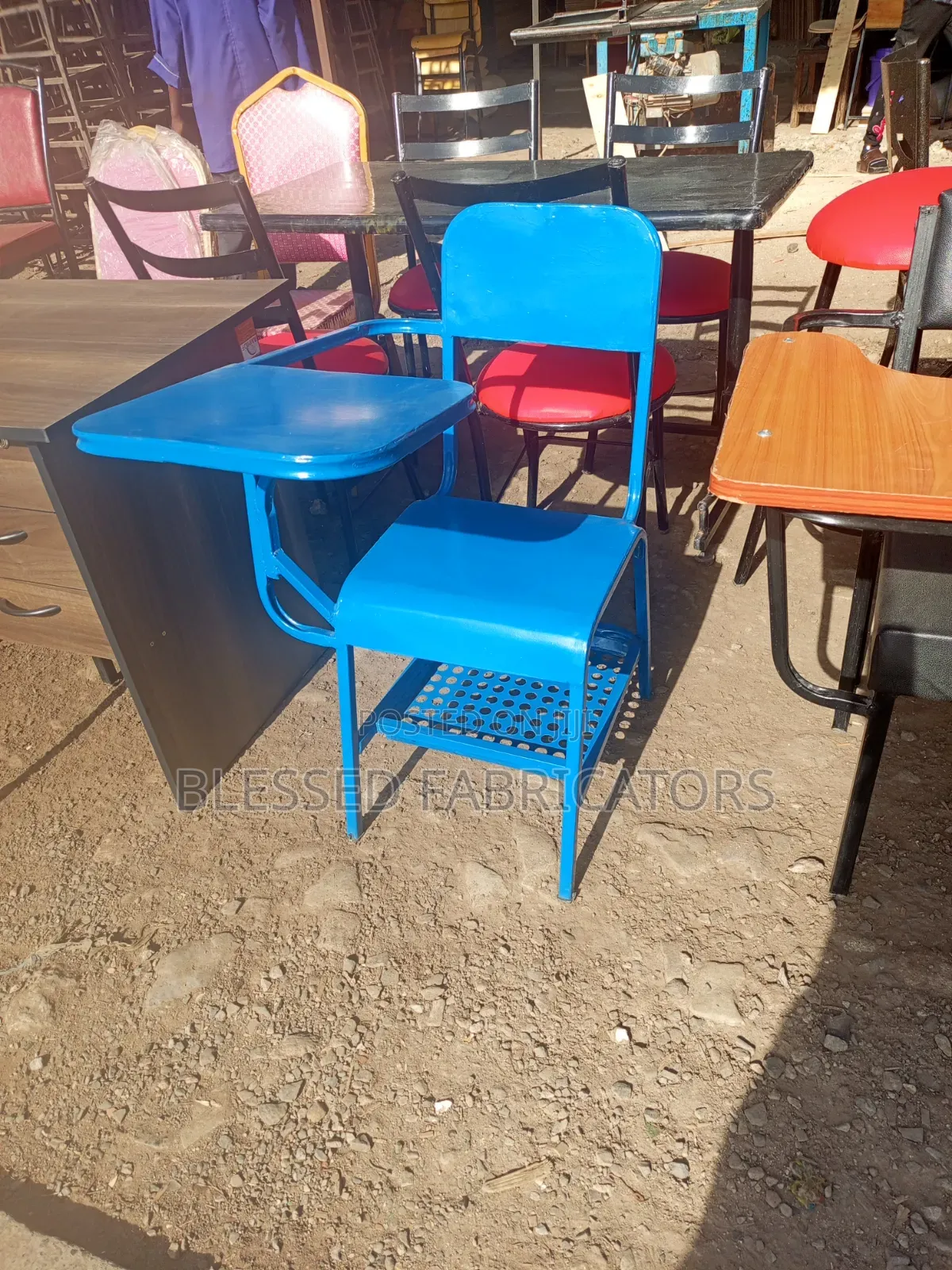Metallic Study Chair