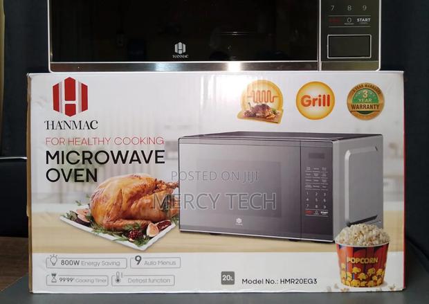 Hanmac 20L Digital Plus Grill Microwave (Silver) - main view