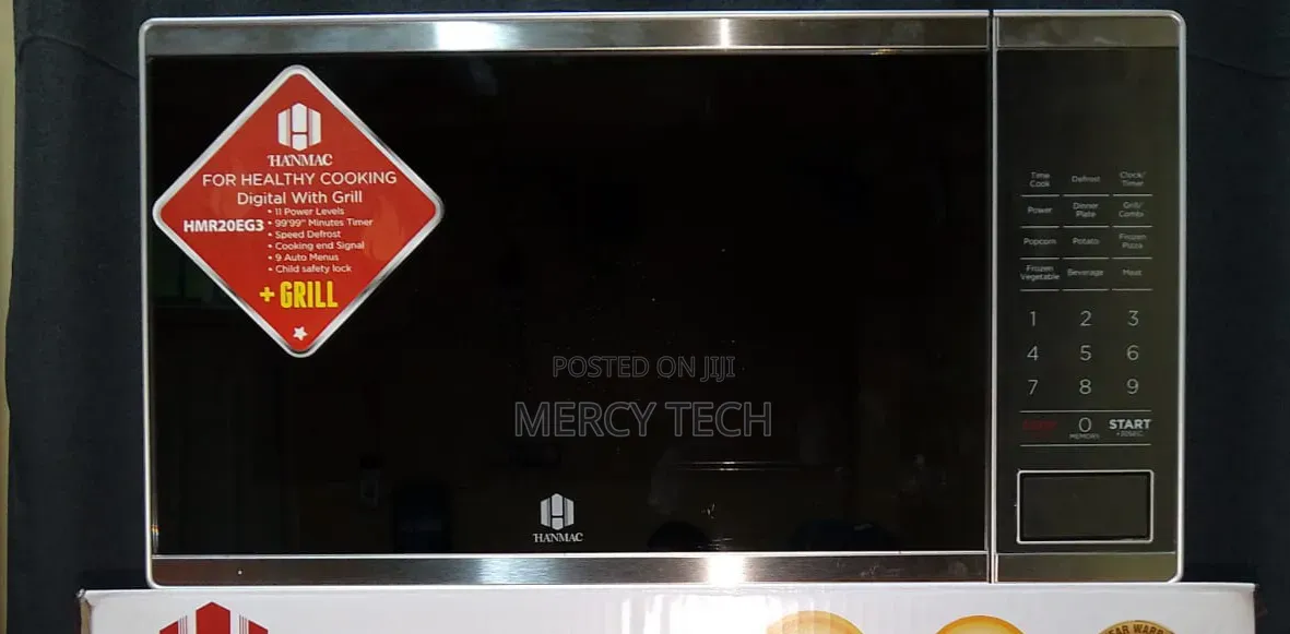 Hanmac 20L Digital Plus Grill Microwave (Silver)