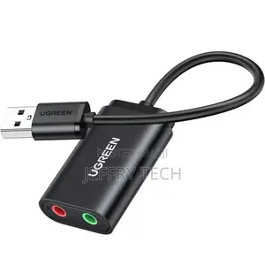Ugreen US205 (UG-30724) USB 2.0 to 3.5mm Headphone Audio Adapter – Ext