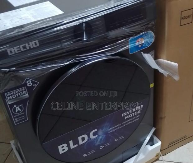 DECHO 8KG Front Loader Washing Machine With Wash and Spin - main view