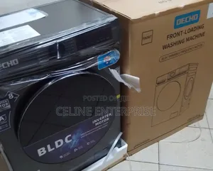 DECHO 8KG Front Loader Washing Machine With Wash and Spin