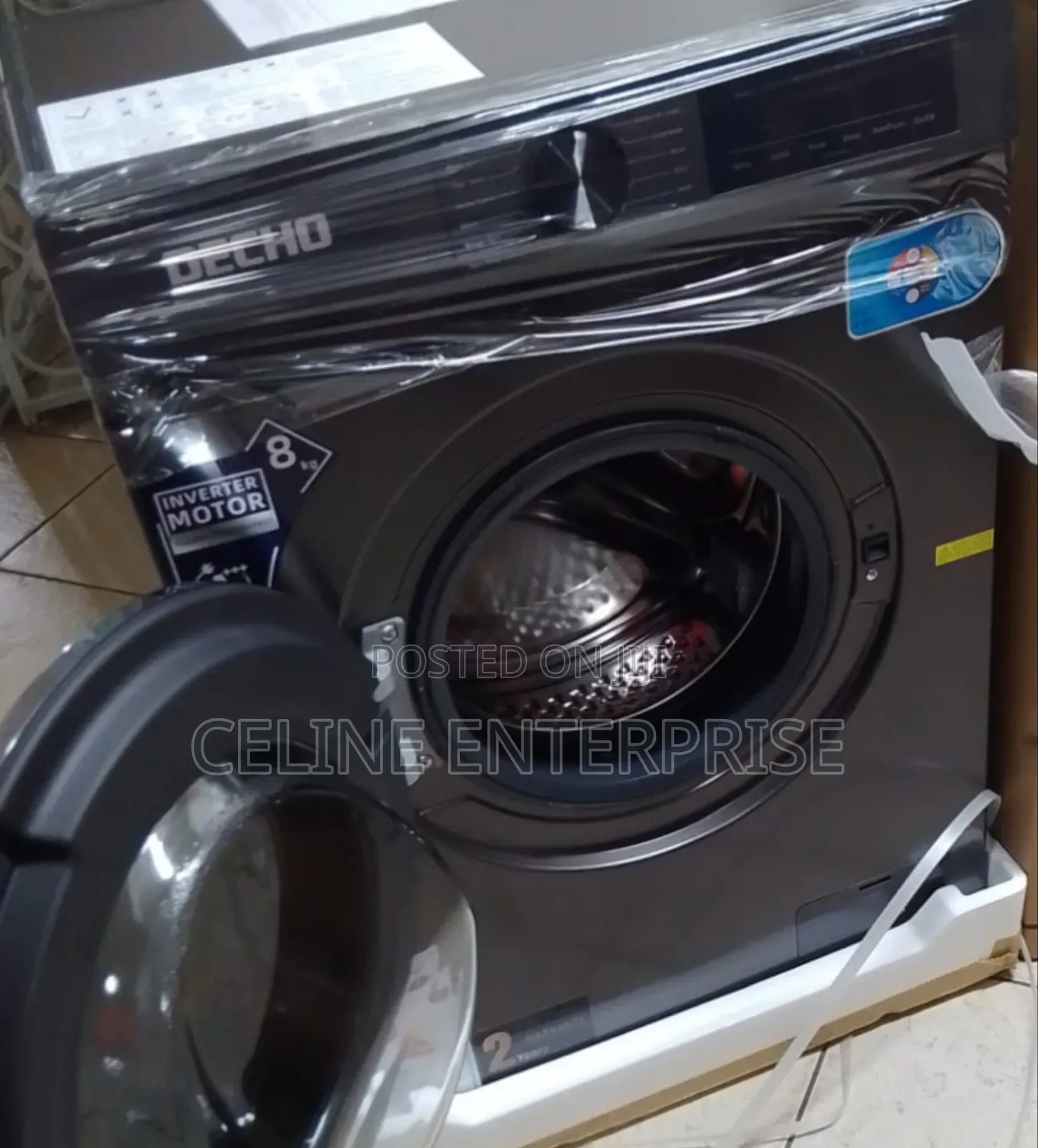 DECHO 8KG Front Door Automatic Washing Machine