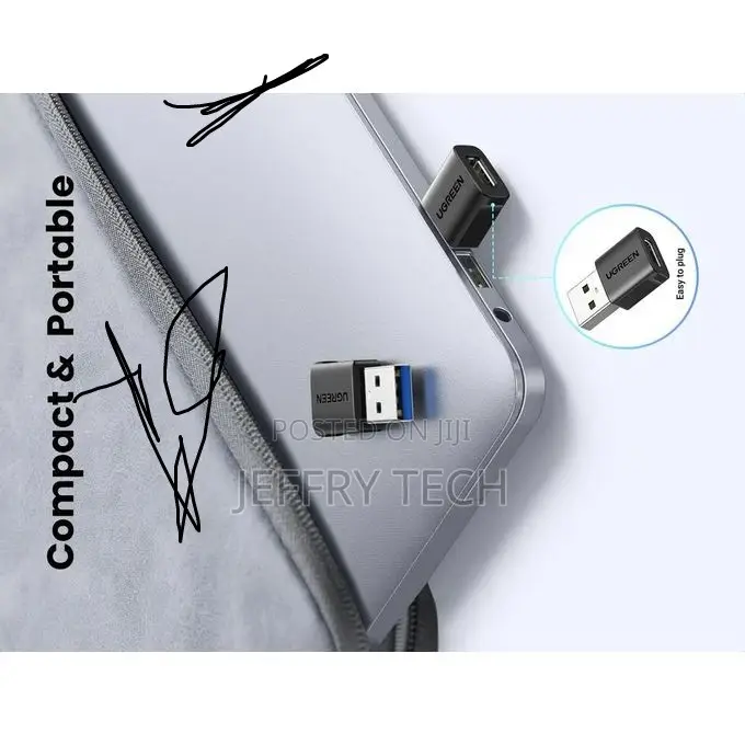 US701 (UG-45275) USB-A Male to USB-C Female Adapter 10Gbps – 2-Pack H