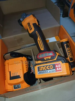 INGCO 20V Cordless Brushless Angle Grinder Kit With a 4.0Ah Battery