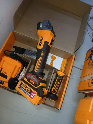 INGCO 20V Cordless Brushless Angle Grinder Kit With a 4.0Ah Battery