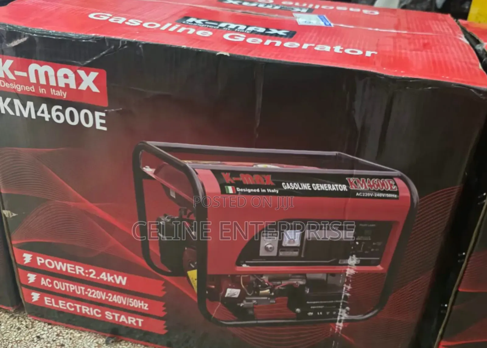 K-Max KM4600E Electric Start Portable Power Generator
