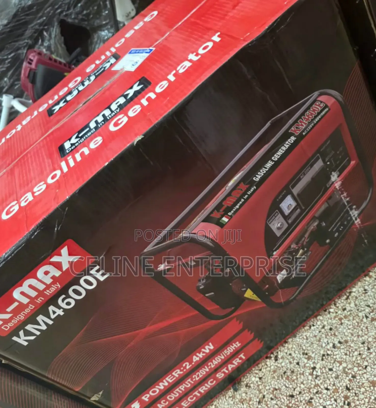 K-Max KM4600E Electric Start Portable Power Generator