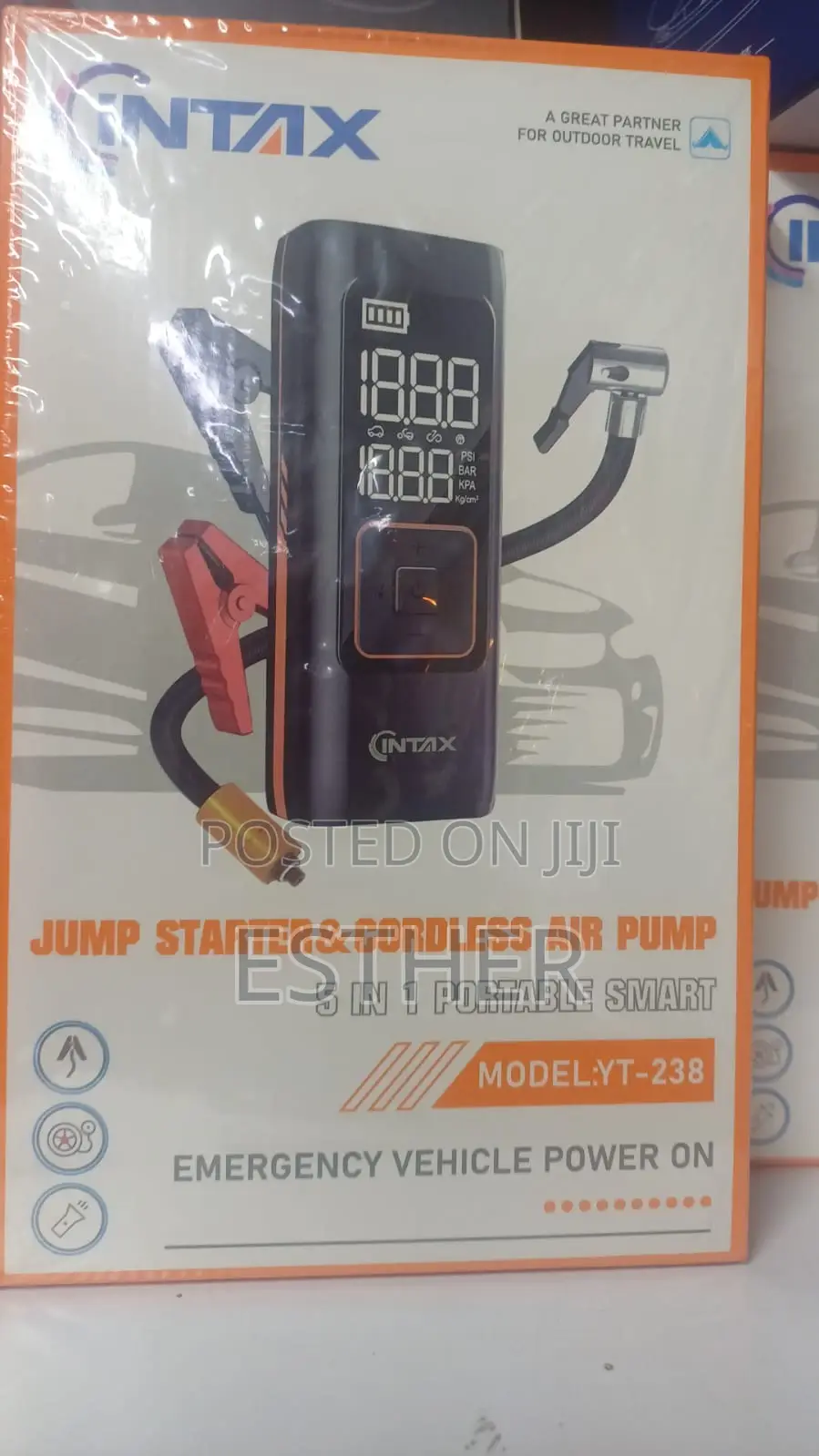 Jump Starter With Cordless Air Pump