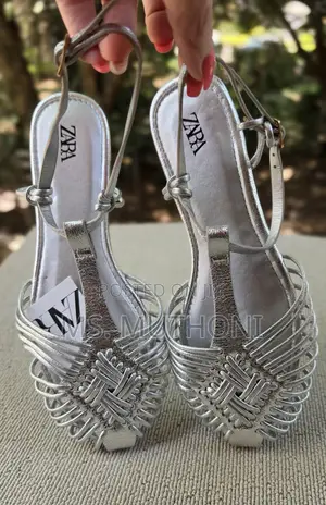 Zara Flat Cage Sandals Size 37-41