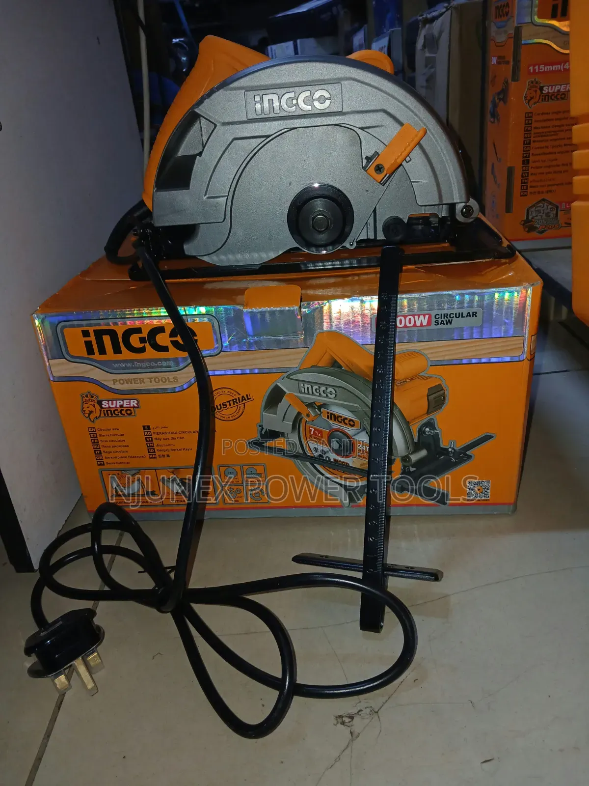 Ingco 1400W Circular Saw (Model CS18538)