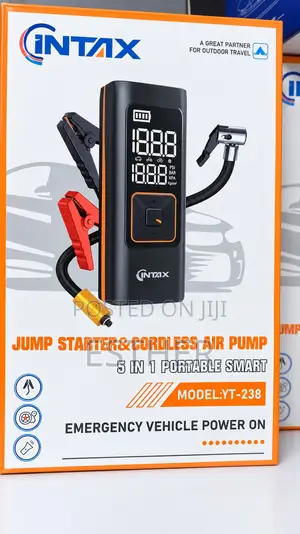 Jump Starter With Cordless Air Pump