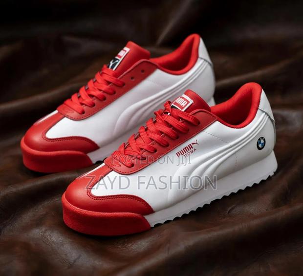 Puma Roma Red White - main view