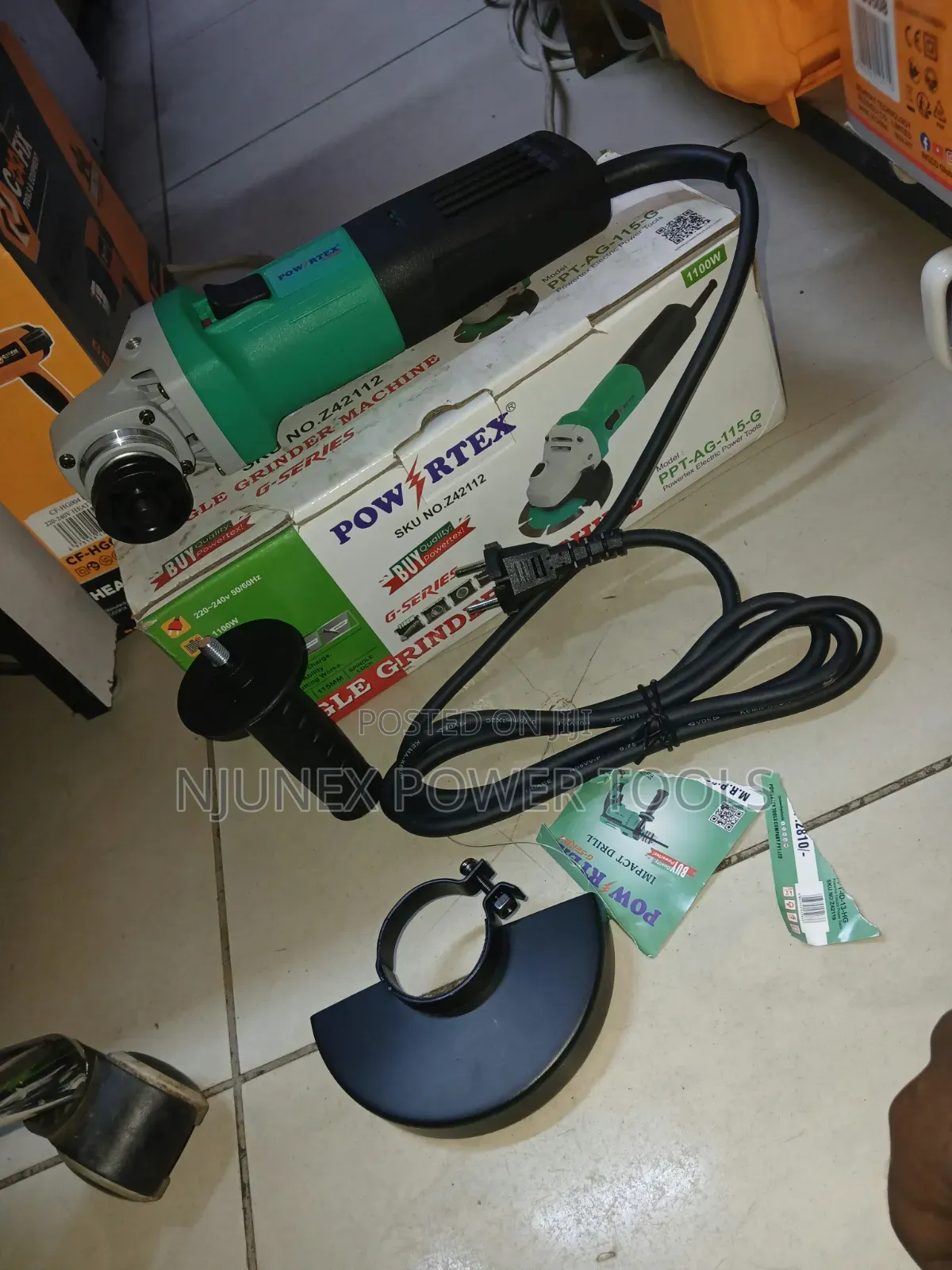 Powertex G-Series Angle Grinder Machine (Model: PPT-AG-115-G)