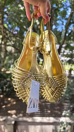 Zara Intertwined Flat Sandals Size 37-42