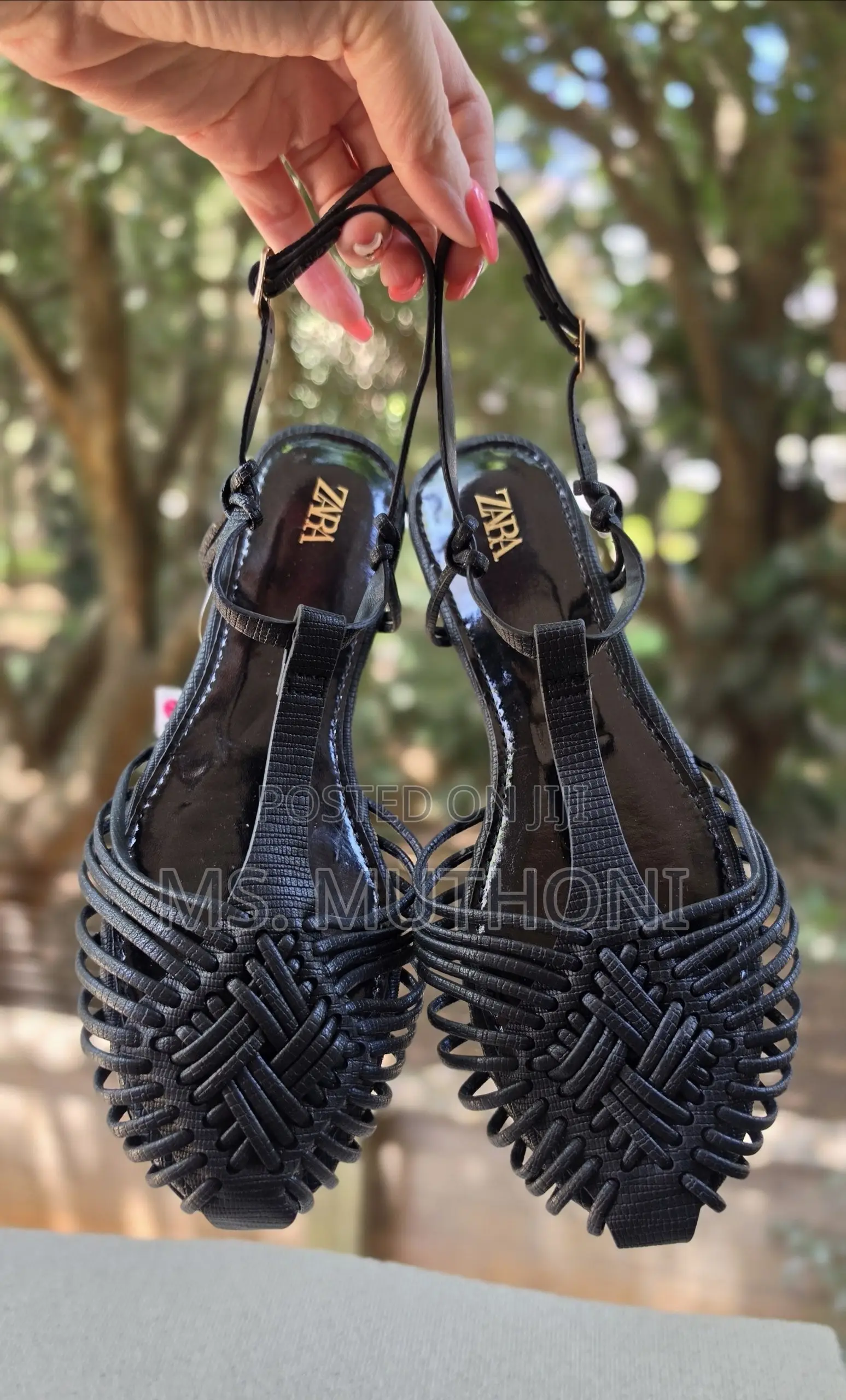 Zara Intertwined Flat Sandals Size 37-42