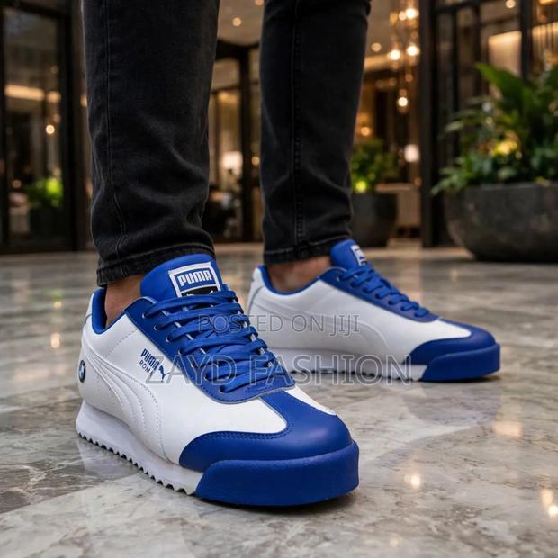 Puma Roma Blue White - thumbnail 2