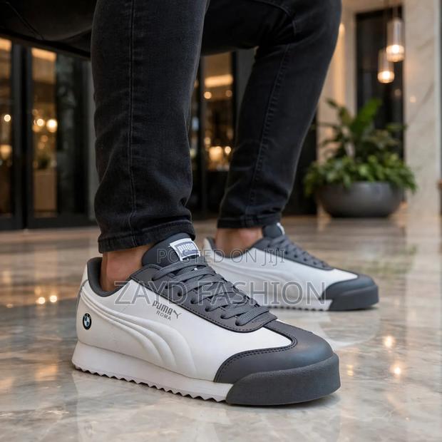 Puma Roma Grey White - thumbnail 2