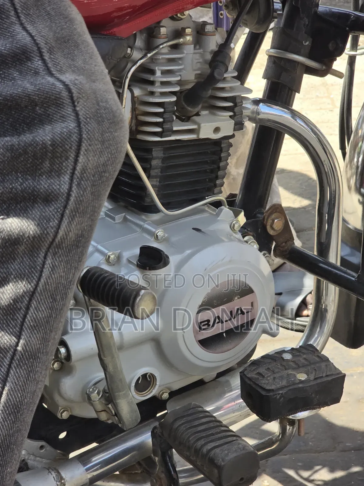 New Bajaj Boxer 100 2025 Red