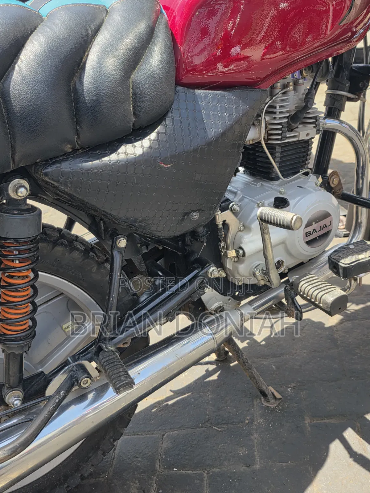 New Bajaj Boxer 100 2025 Red