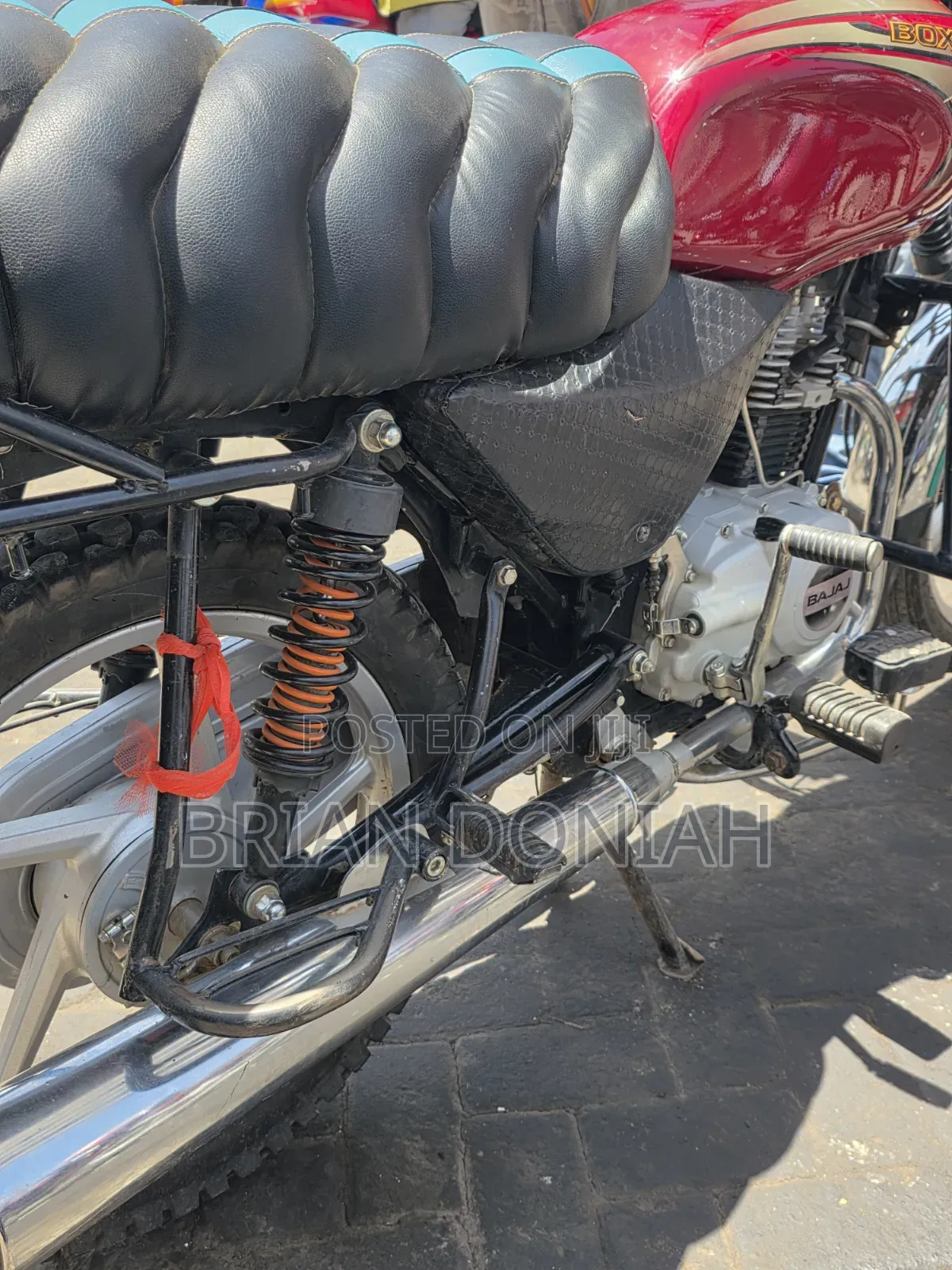 New Bajaj Boxer 100 2025 Red