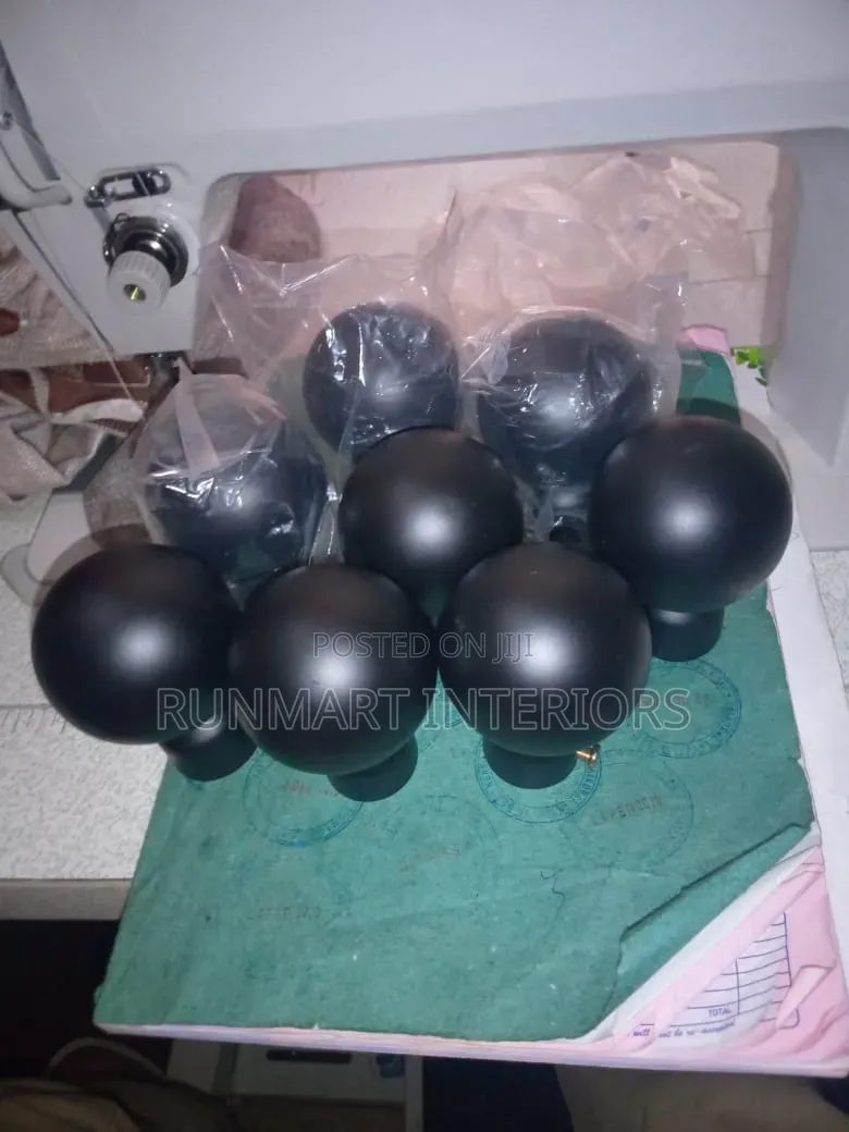 Curtain Rod End Flowers (Finials)
